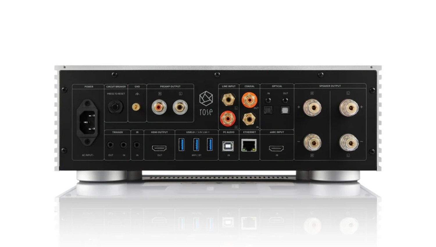 Ampli All-In-One HiFi Rose RS520