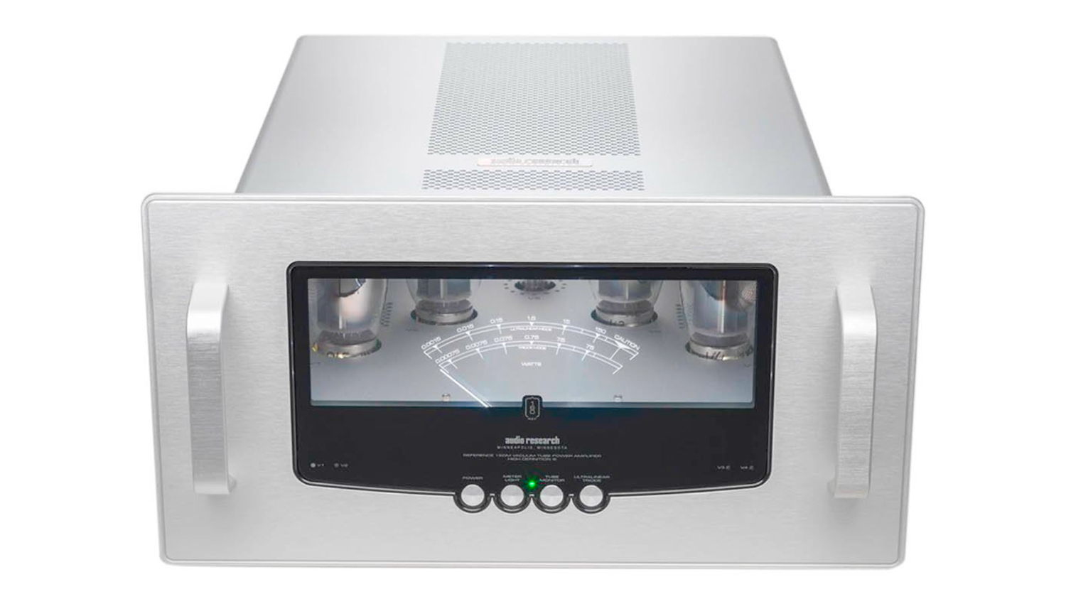 Amply Audio Research Reference 160M màu trắng mặt trước