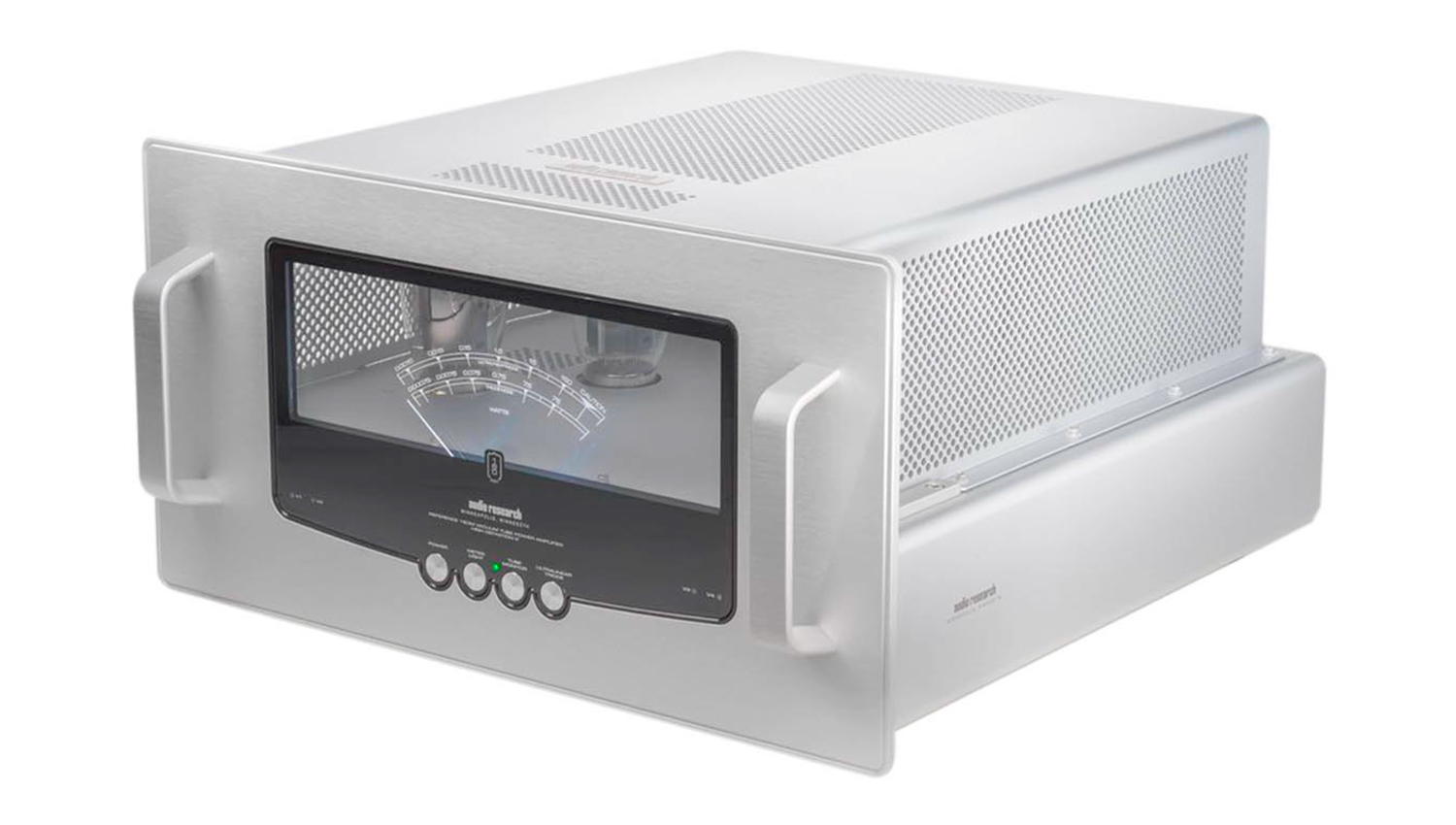 mặt bên Amply Audio Research Reference 160M màu trắng