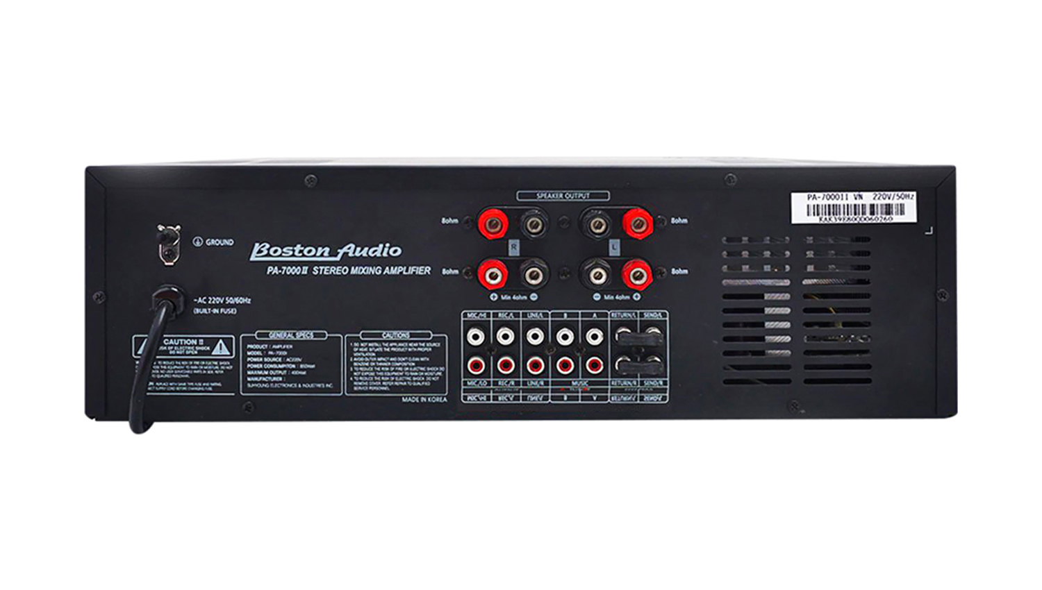 Amply karaoke Boston PA 7000II