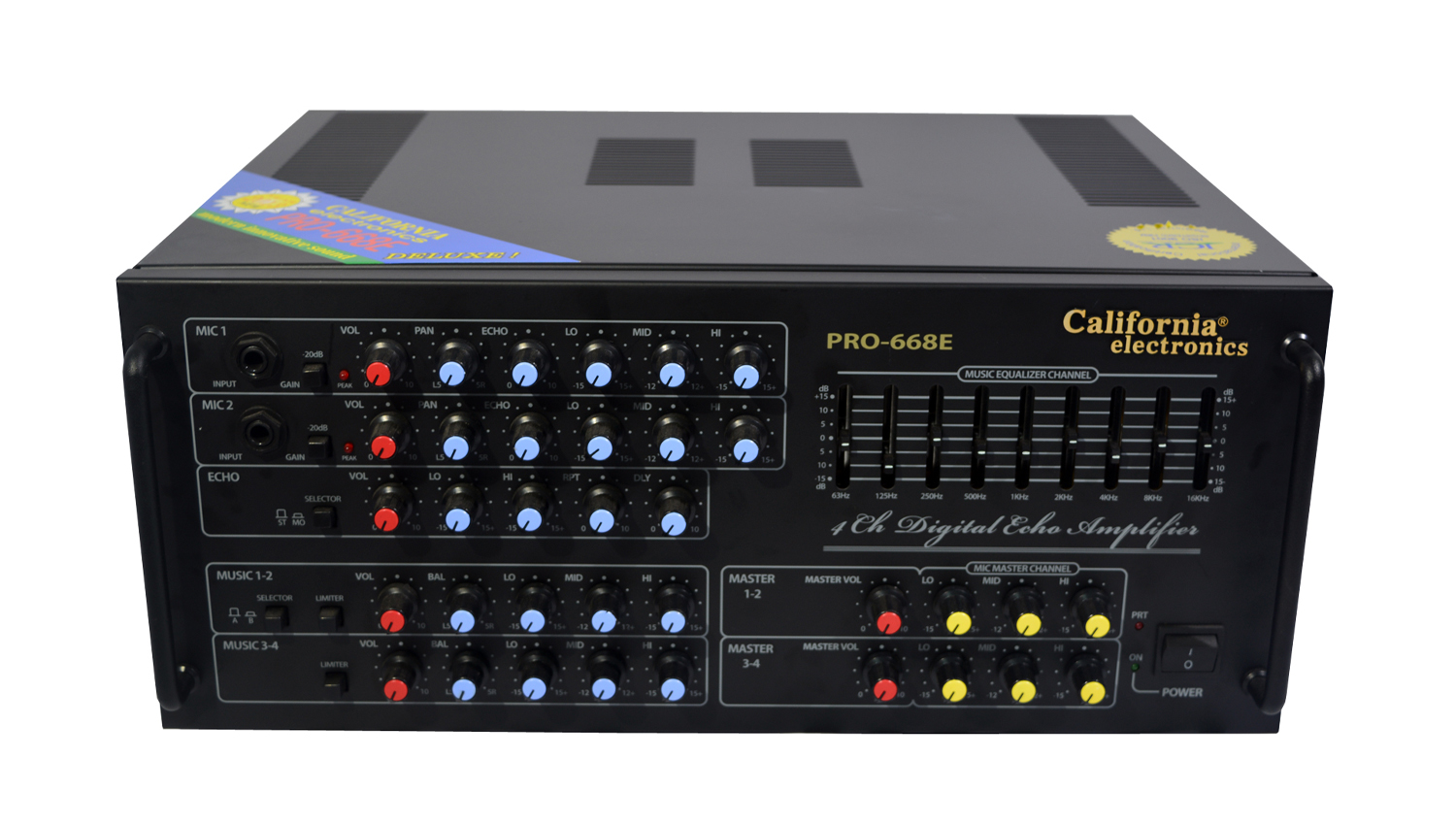Amply karaoke California Pro 668E