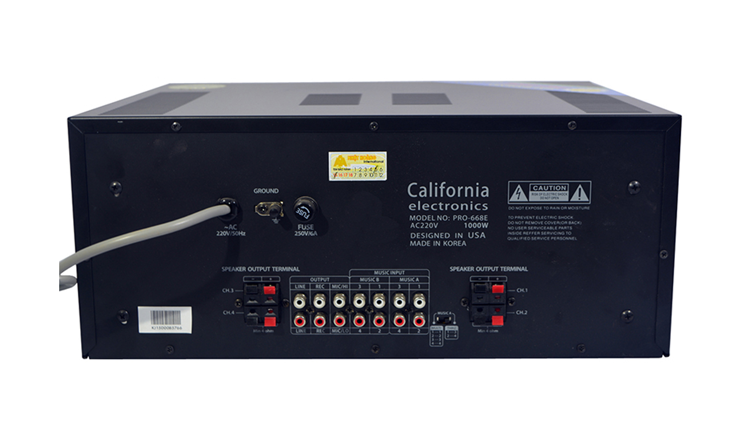 Amply karaoke California Pro 668E