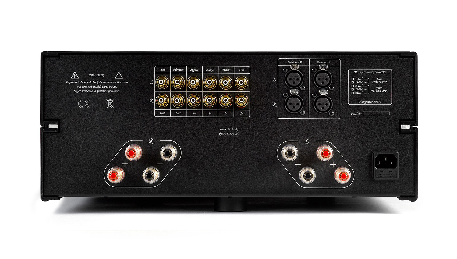 mặt sau Amply đèn Unison Research Unico 150