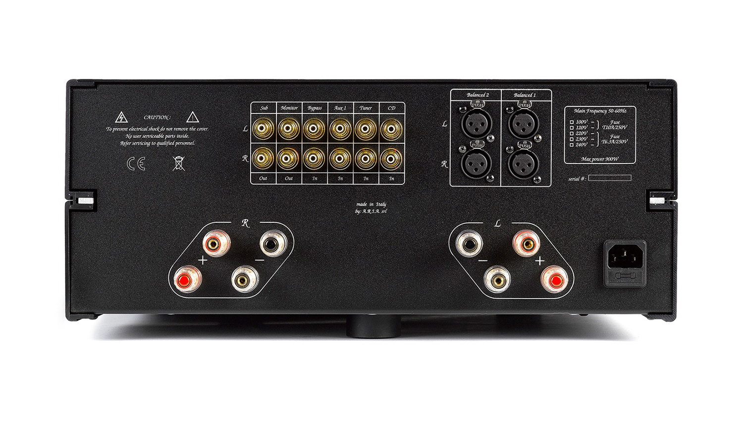 mặt sau Amply đèn Unison Research Unico 90