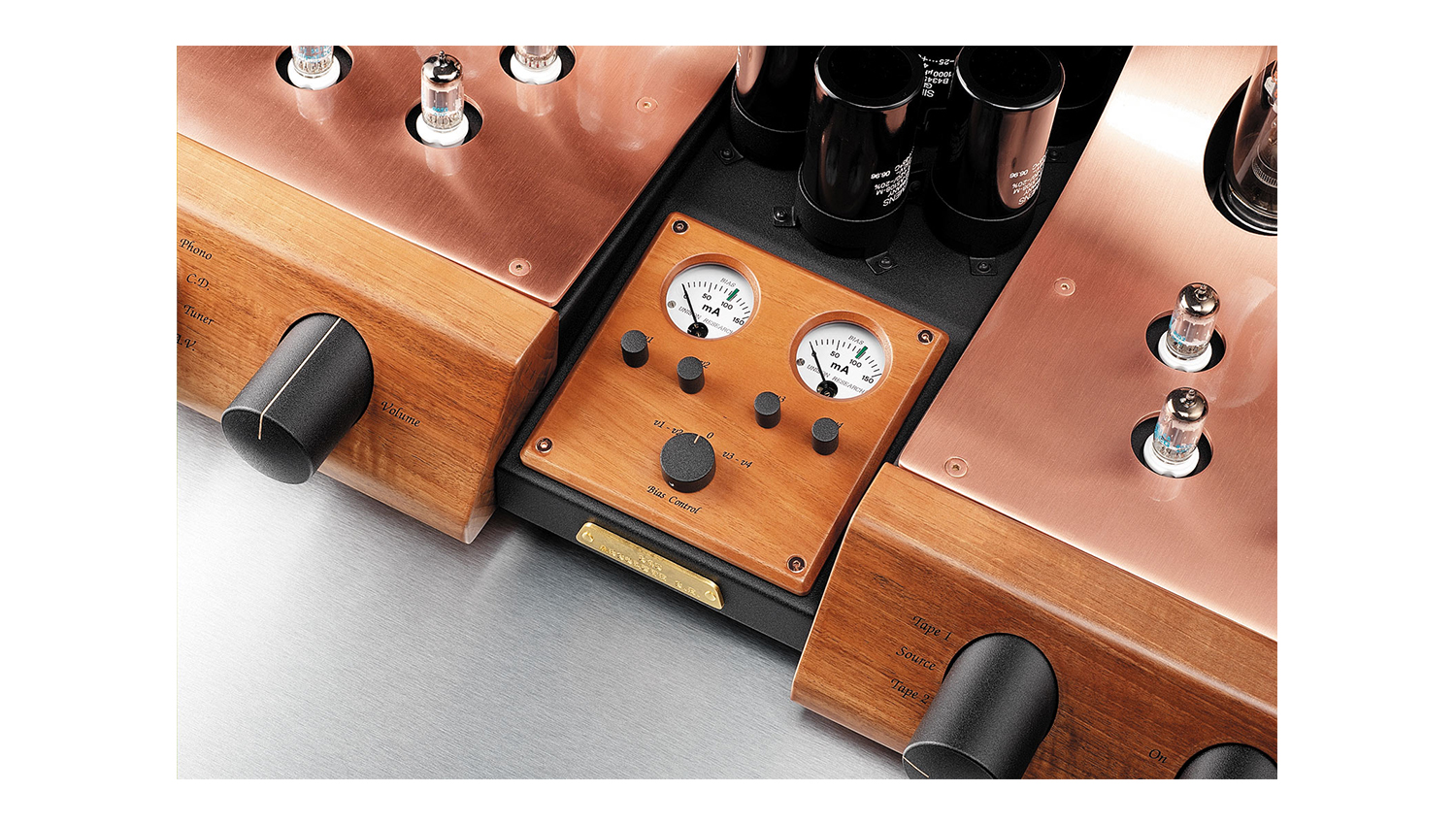 mặt trên Amply đèn Unison Research Absolute 845