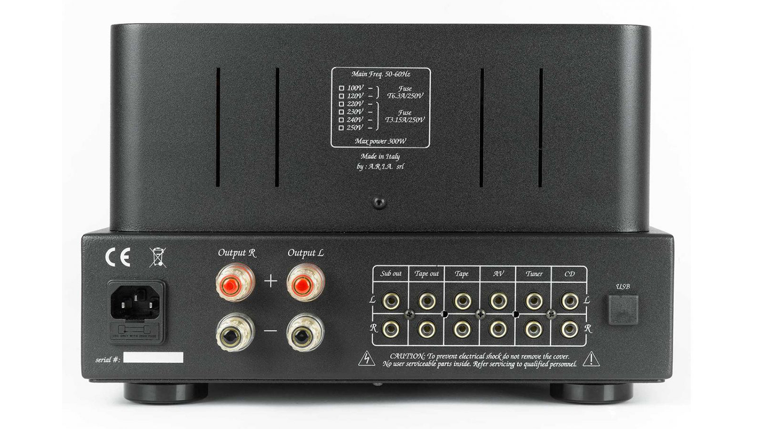 mặt sau Amply đèn Unison Research Triode 25