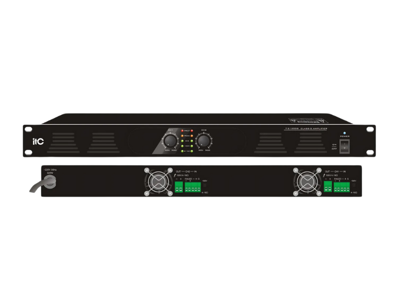 Amply 2 k&ecirc;nh Class D ITC T-2120DS