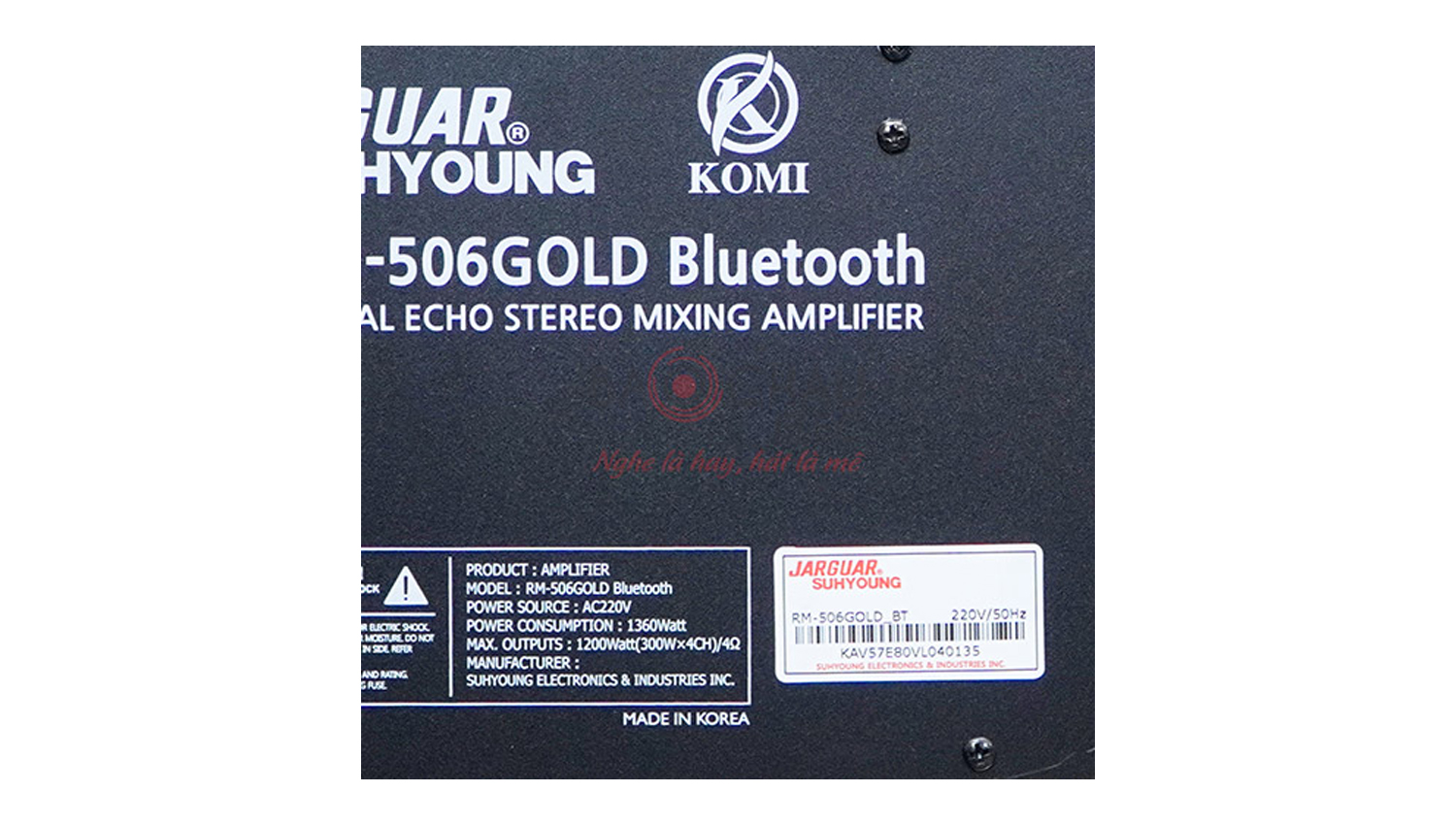 Amply Jarguar 506 Gold Bluetooth