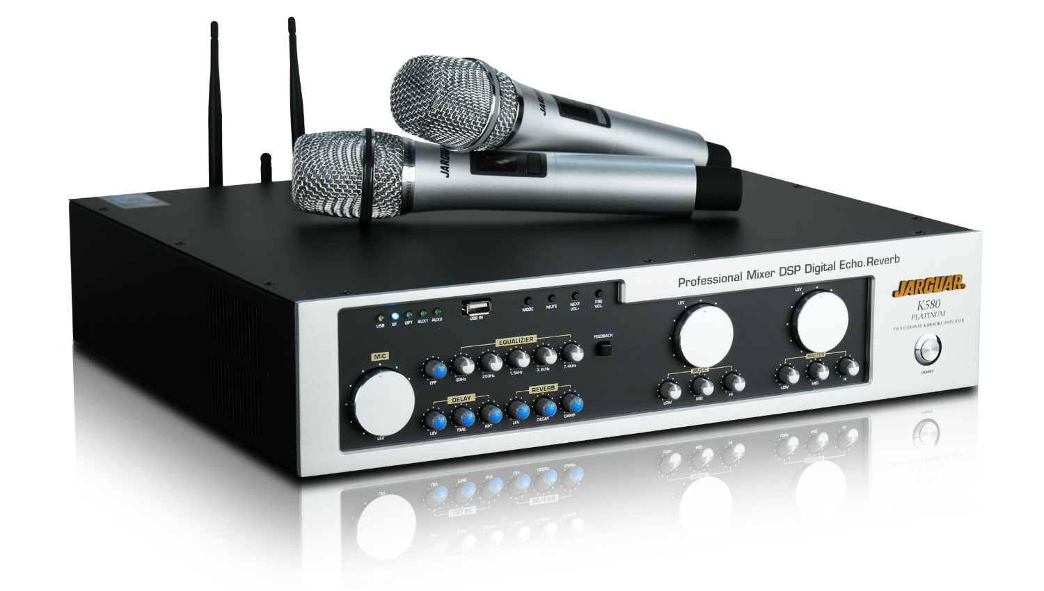 Amply Tích Hợp 3 In 1 Jarguar K580 Platinum