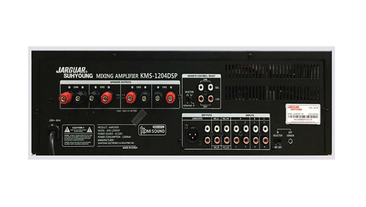 Amply Jarguar Suhyoung KMS-1204 DSP