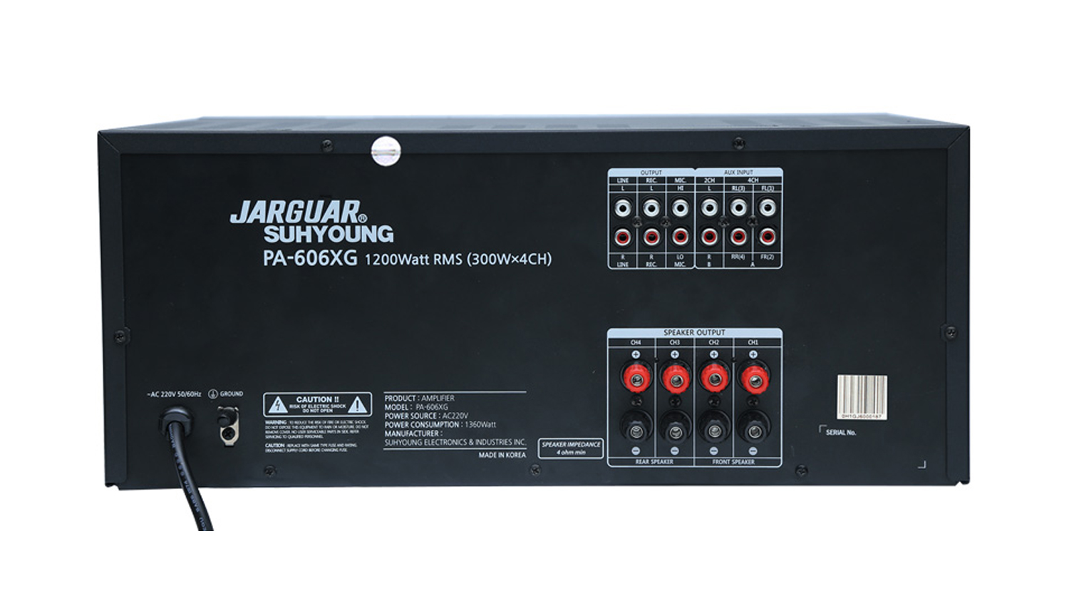 Amply karaoke Jarguar PA-606XG