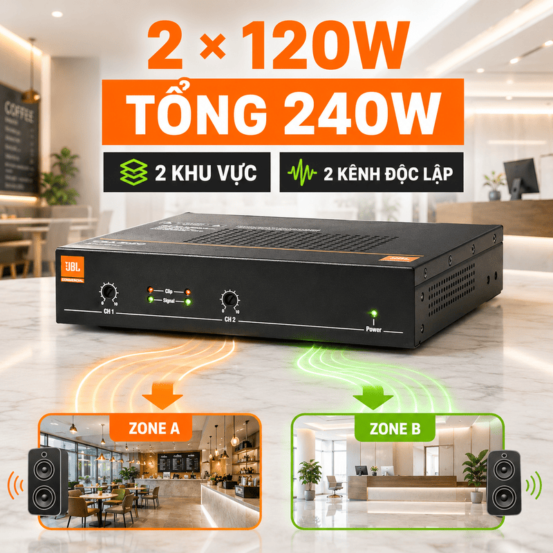 Amply JBL CSMA 2120