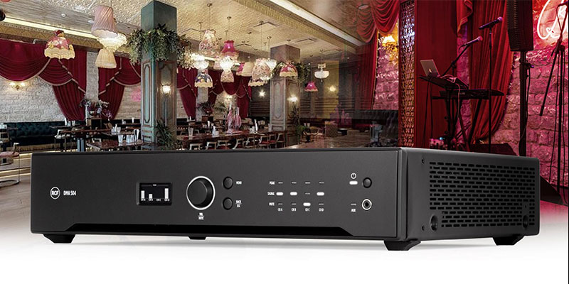 Amply liền Mixer số 4 k&ecirc;nh RCF DMA 504