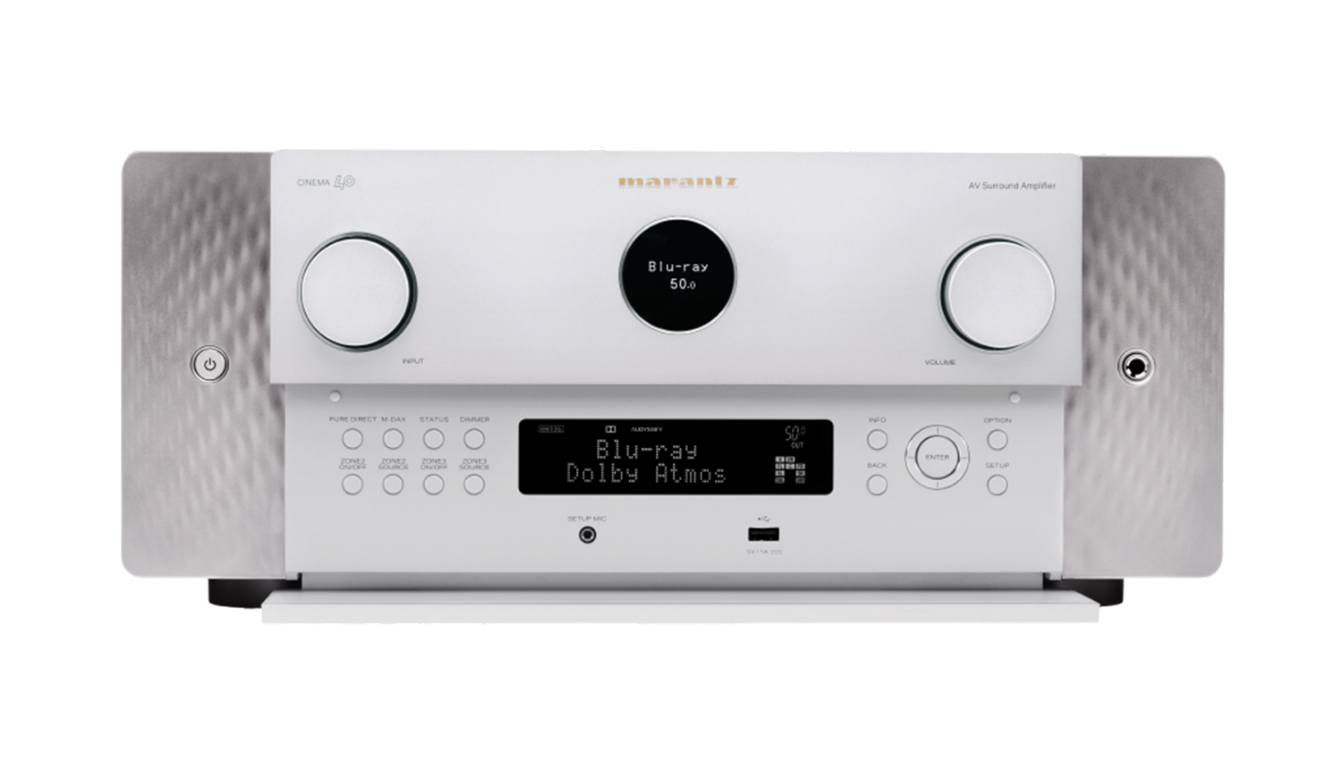 Amply xem phim Marantz Cinema 40 màu bạc