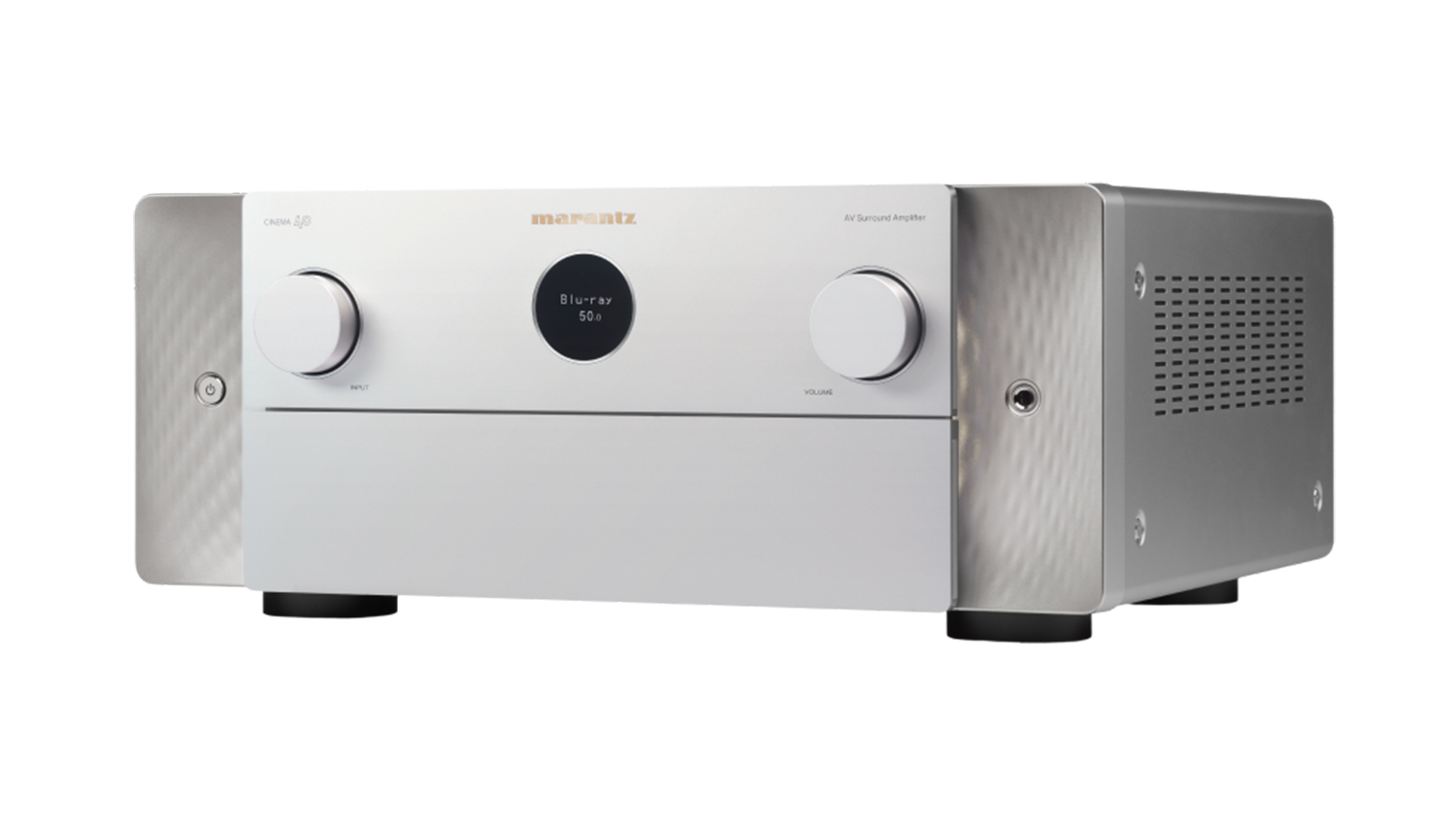 mặt trước Amply Marantz Cinema 40 màu bạc