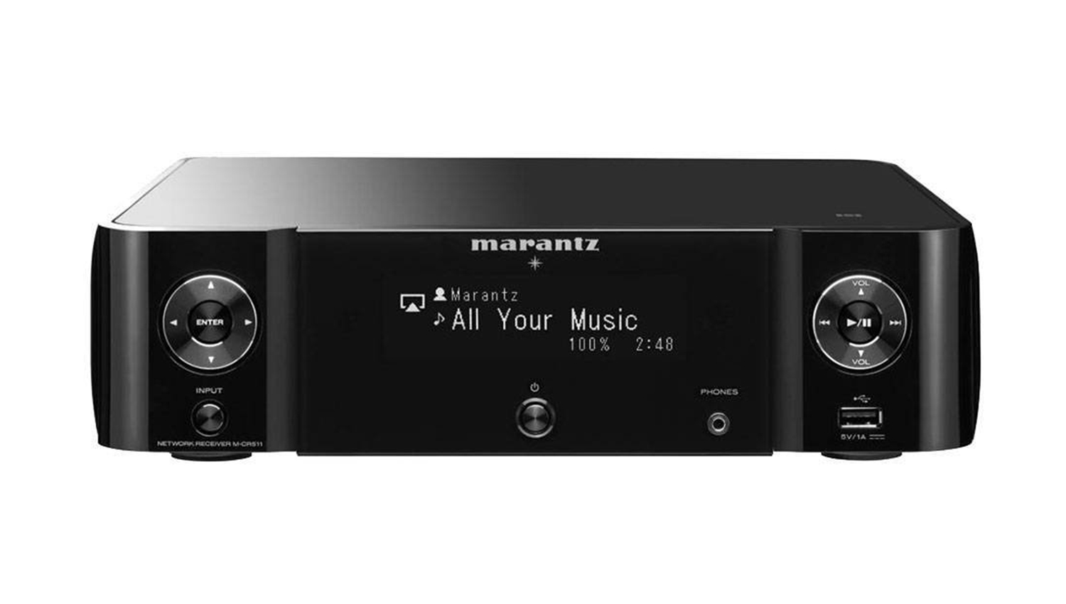 Amply Marantz MCR511 màu đen