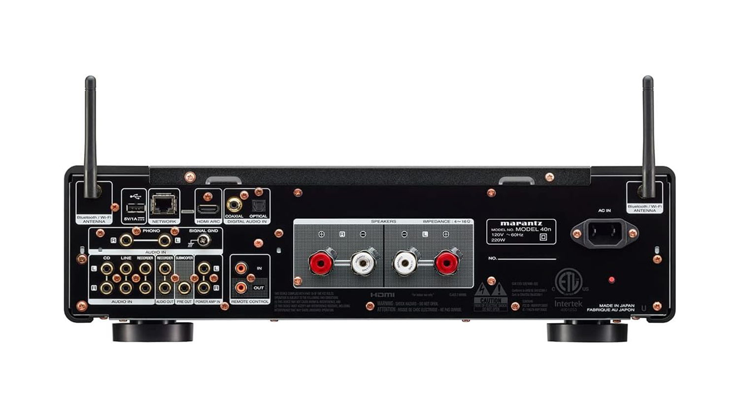 mặt sau Amply Marantz Model 40N