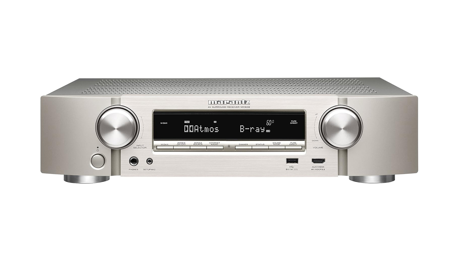 Amply Marantz NR1608 màu bạc