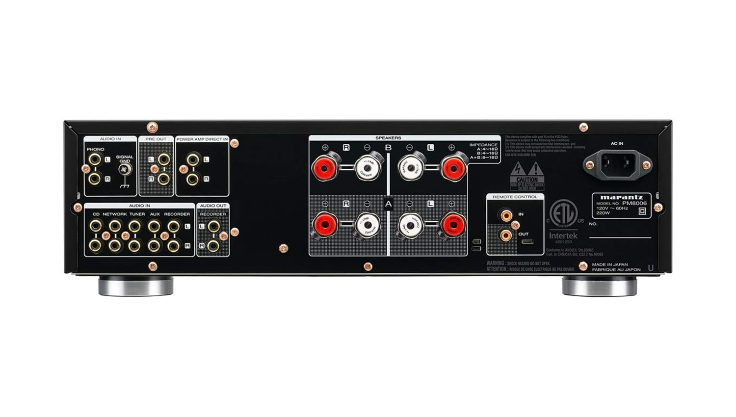 mặt sau Amply Marantz PM8006