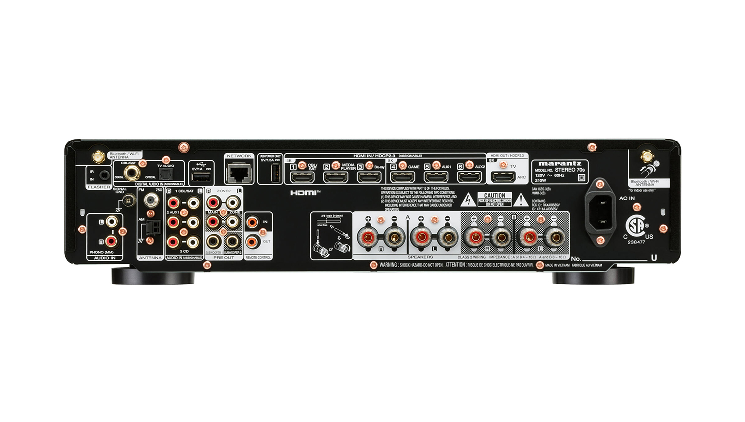 mặt sau Amply Marantz Stereo 70s