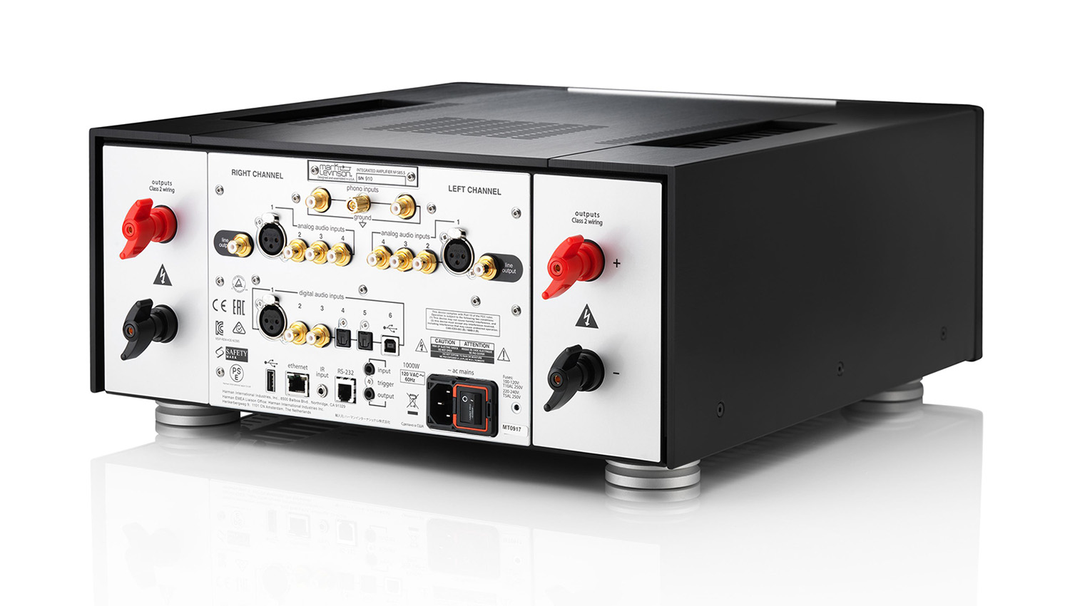Mặt sau Amply Mark Levinson No 585.5 Phono