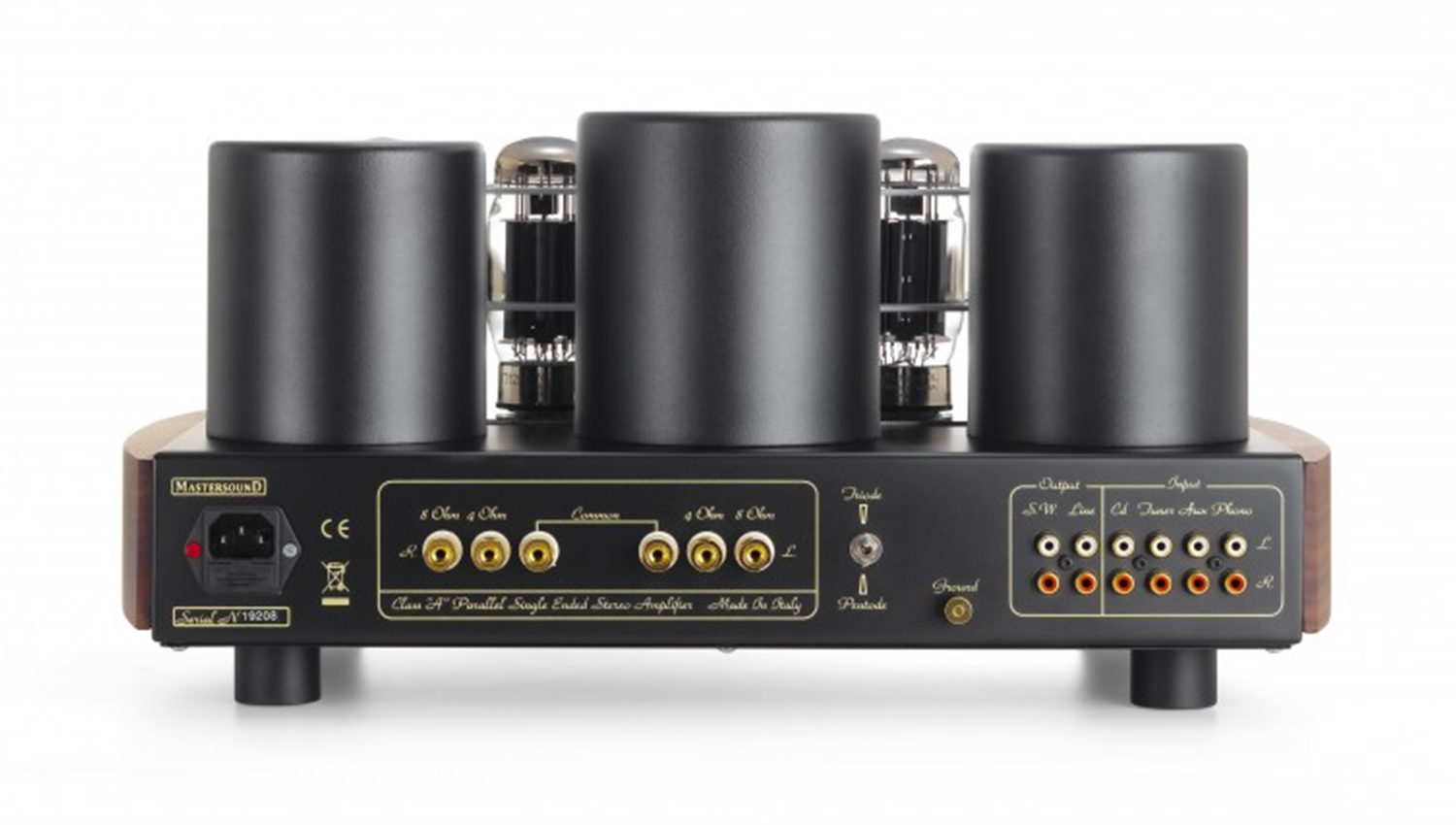 mặt sau Amply Mastersound Duetrenta