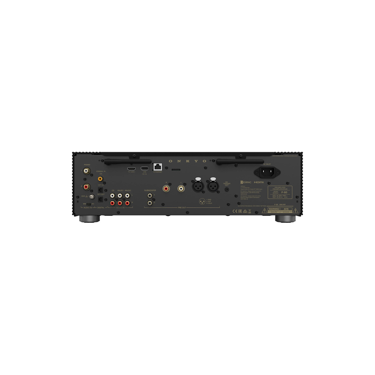 Amply Onkyo P-80 (Network Preamplifier) - Hình 1