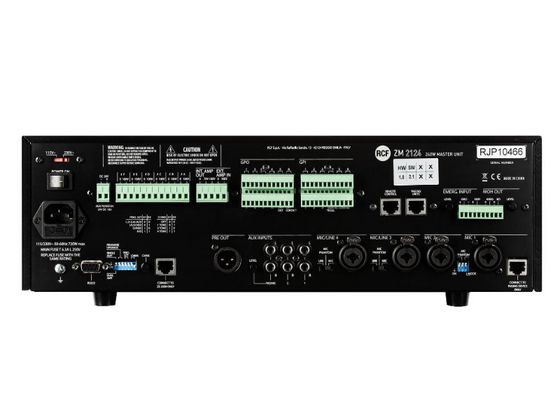 Amply Ph&acirc;n 6 V&ugrave;ng RCF ZM 2124 RCF