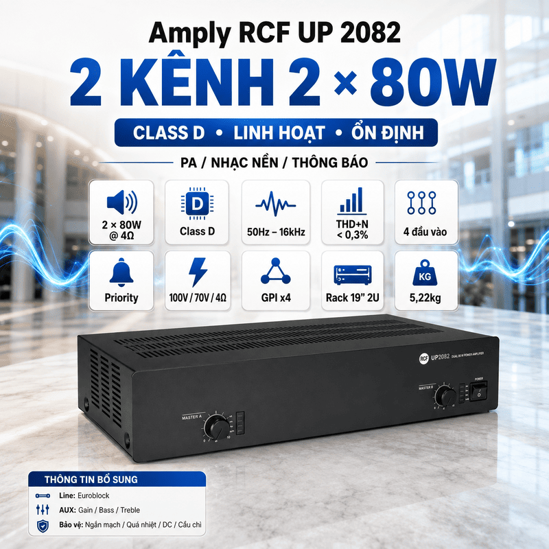Amply RCF UP 2082