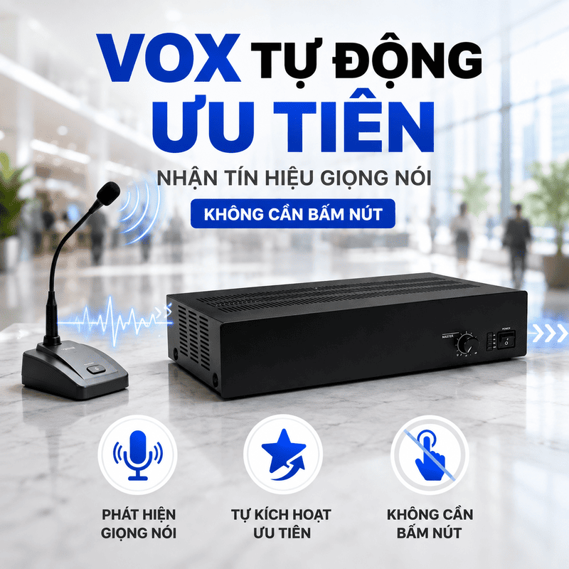 Amply th&ocirc;ng b&aacute;o RCF UP 2161