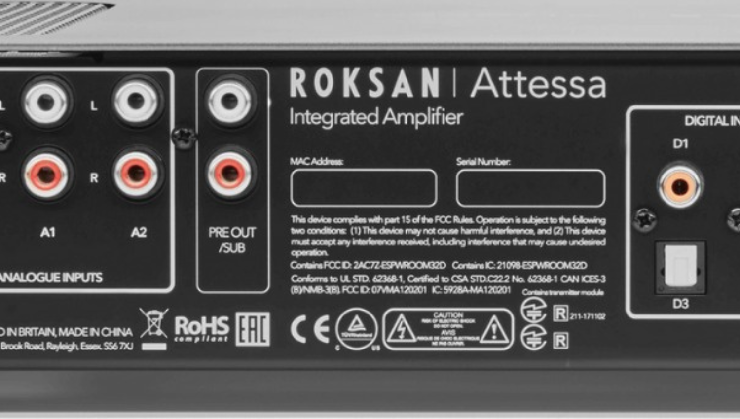 Amply Roksan Attessa Streaming