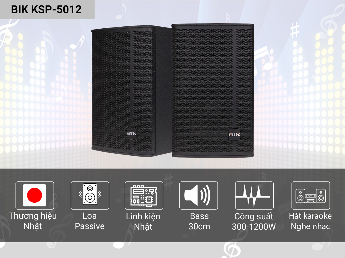 Loa karaoke BIK KSP-5012