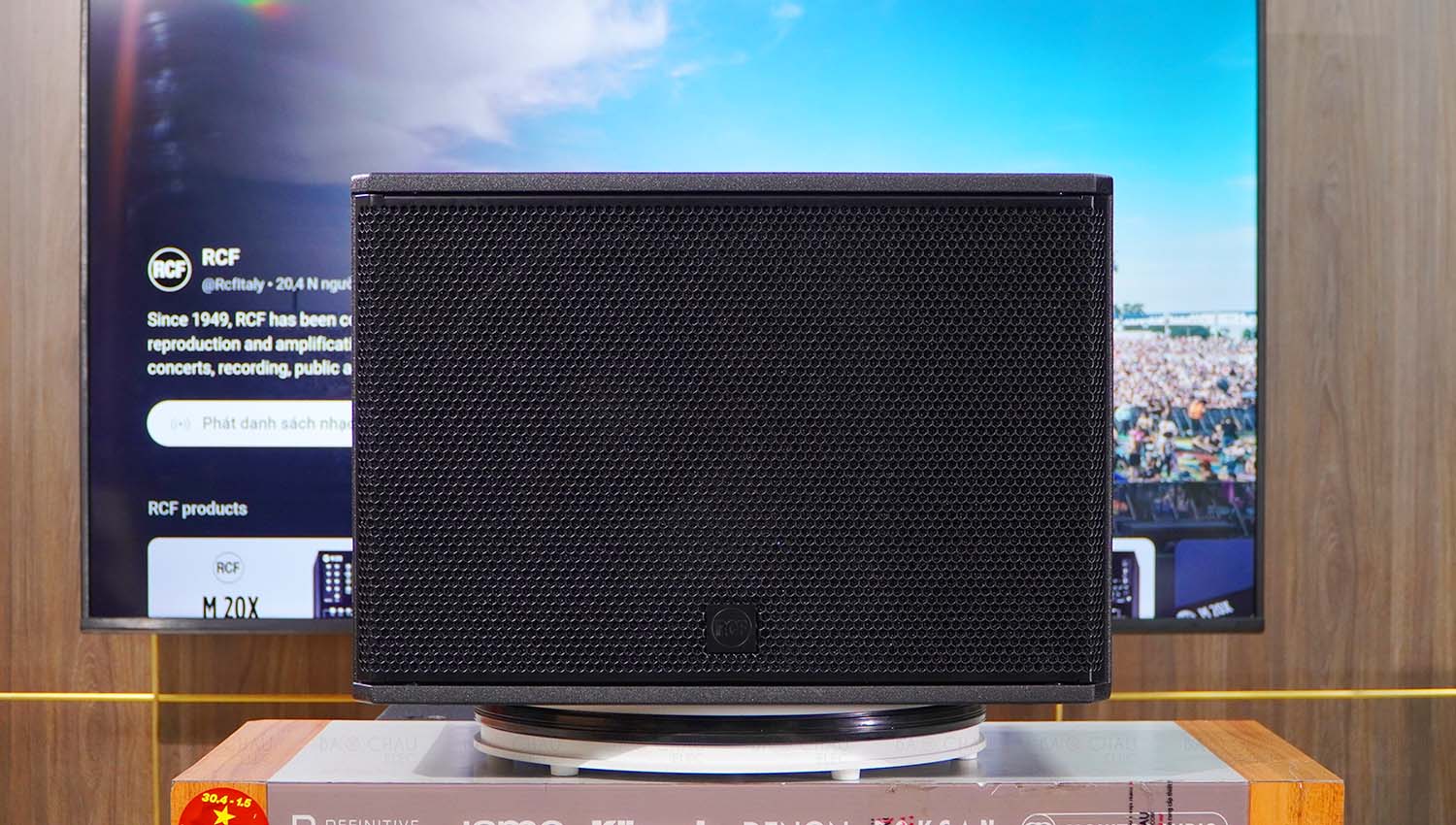 Loa Sub Hơi RCF S15 thực tế