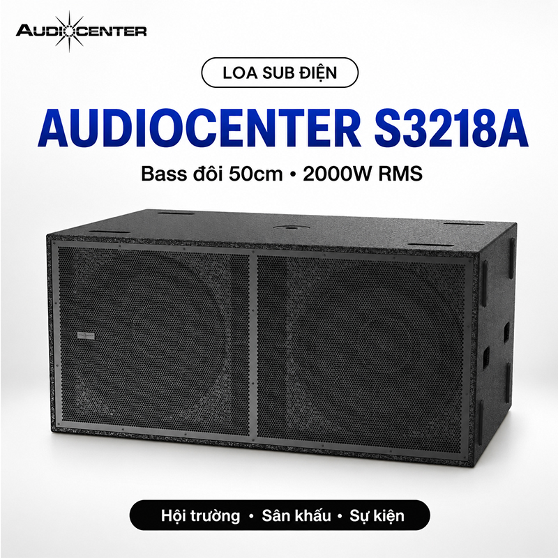Loa sub điện Audiocenter S3218A
