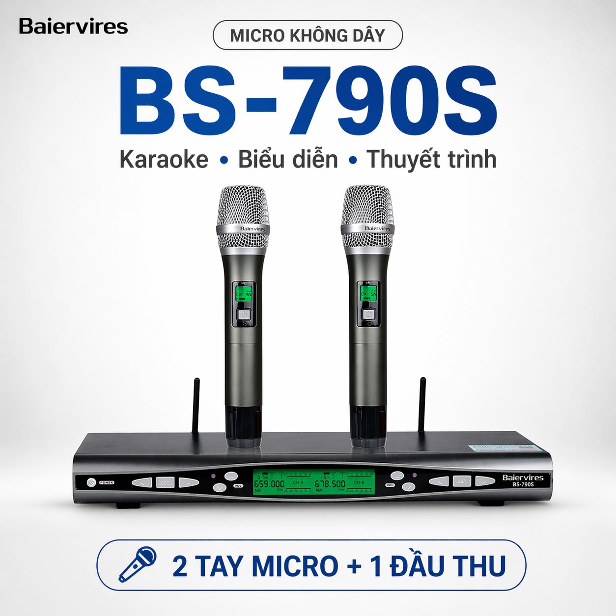 Micro không dây Baiervires BS-790s