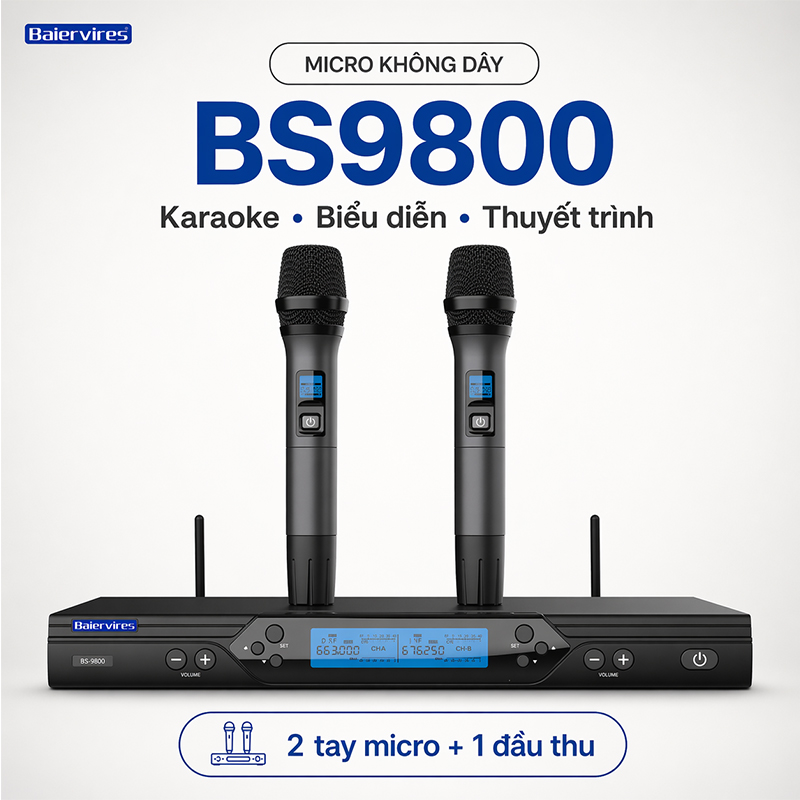 Micro không dây Baiervires BS9800
