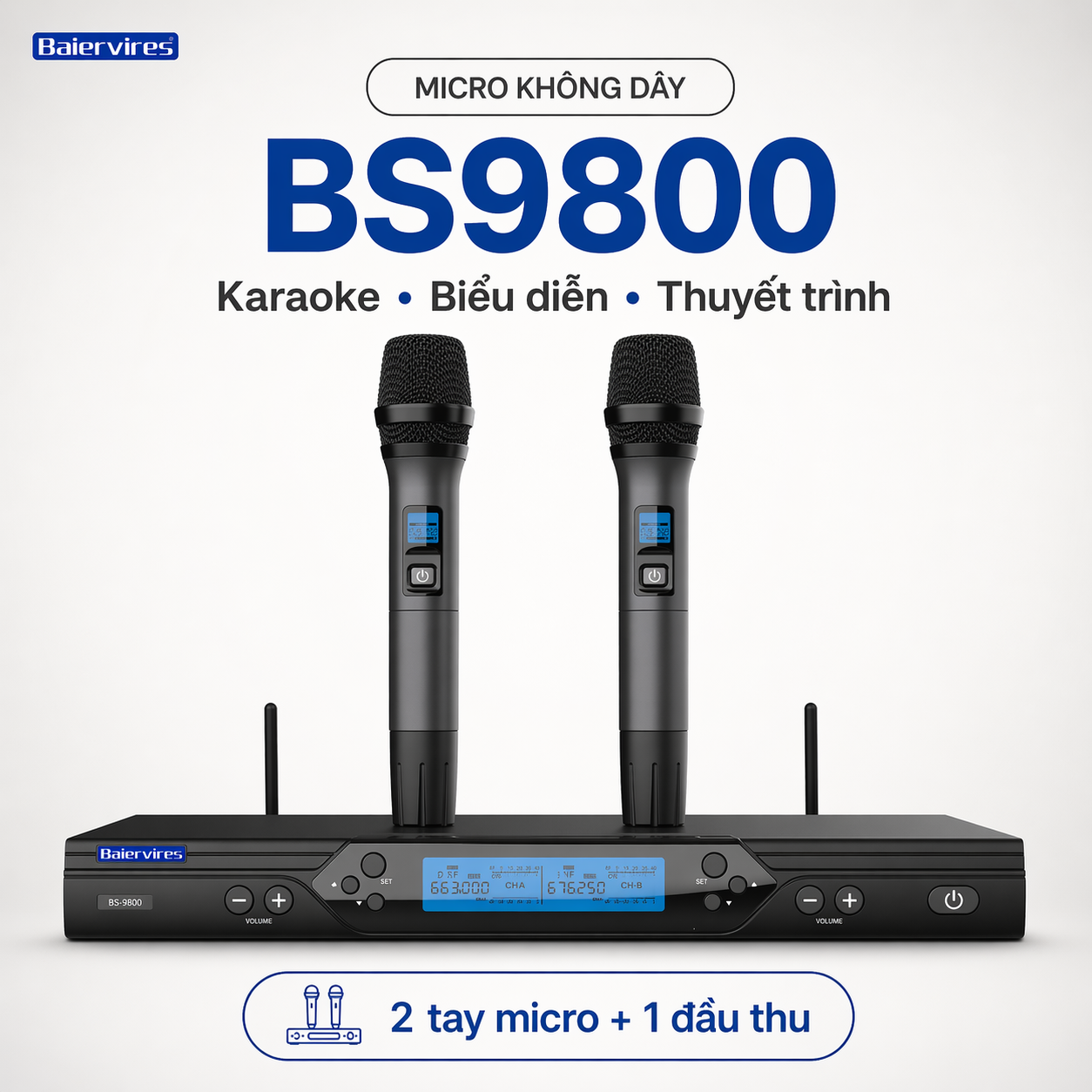 Micro không dây Baiervires BS9800