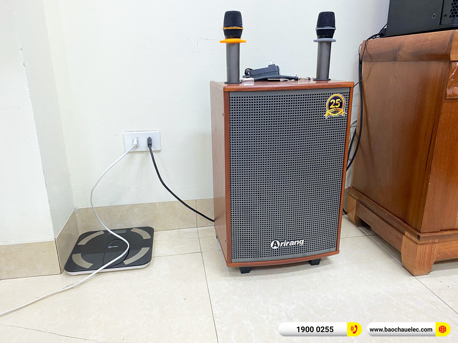 B&agrave;n giao loa k&eacute;o Ariang MKS2 gần 3tr cho anh To&agrave;n tại H&agrave; Nội 