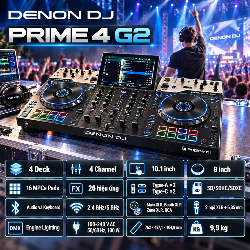 B&agrave;n DJ Denon DJ Prime 4 G2