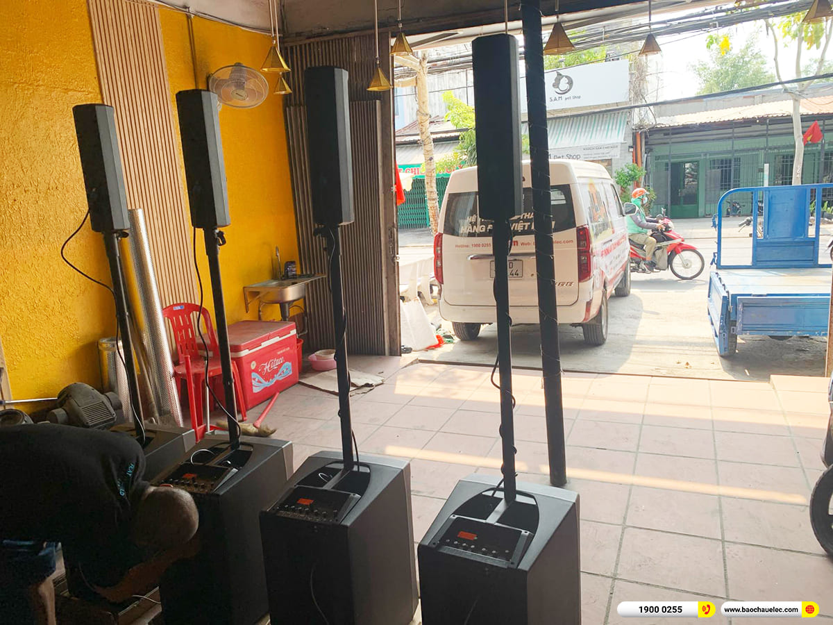 B&agrave;n giao 4 loa RCF Evox Jmix8 cho anh Hữu ở TPHCM