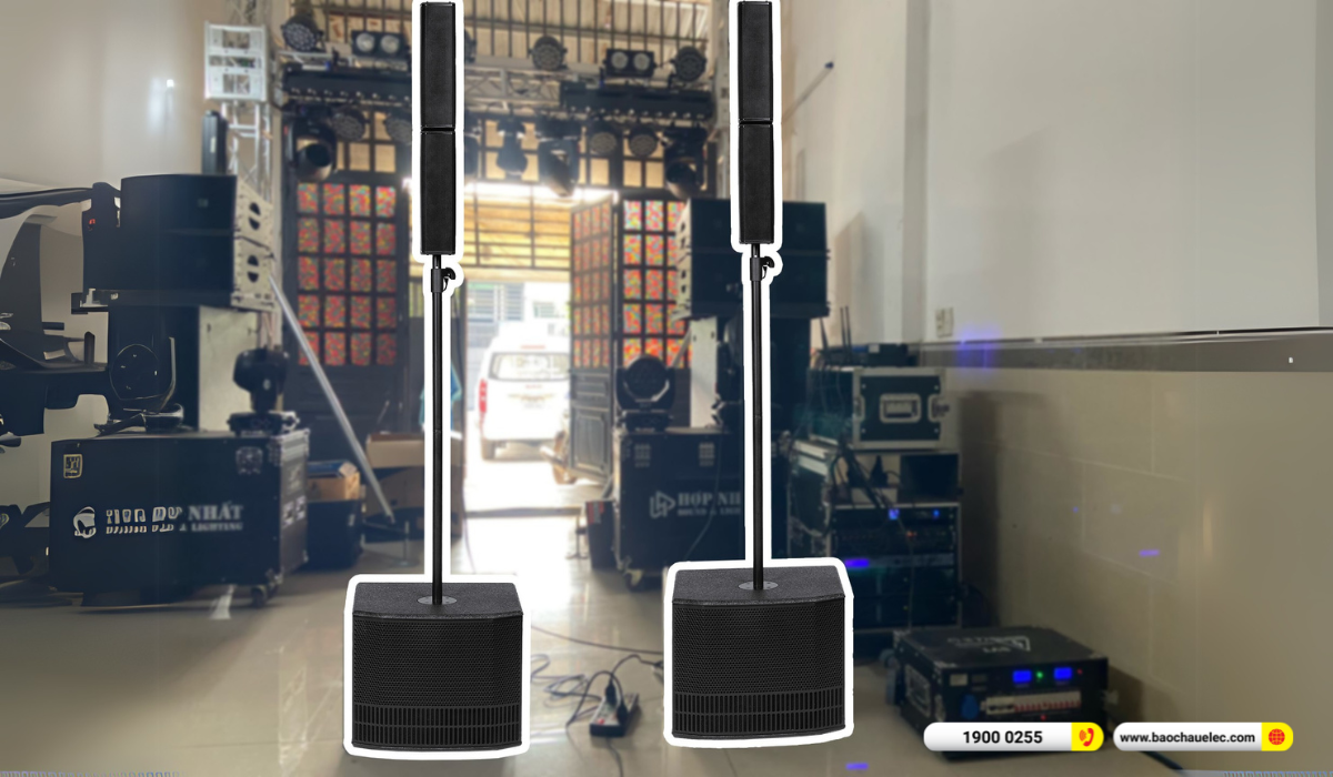 B&agrave;n giao Bộ loa cột dBTechnologies ES503 cho anh Vấn tại TP HCM