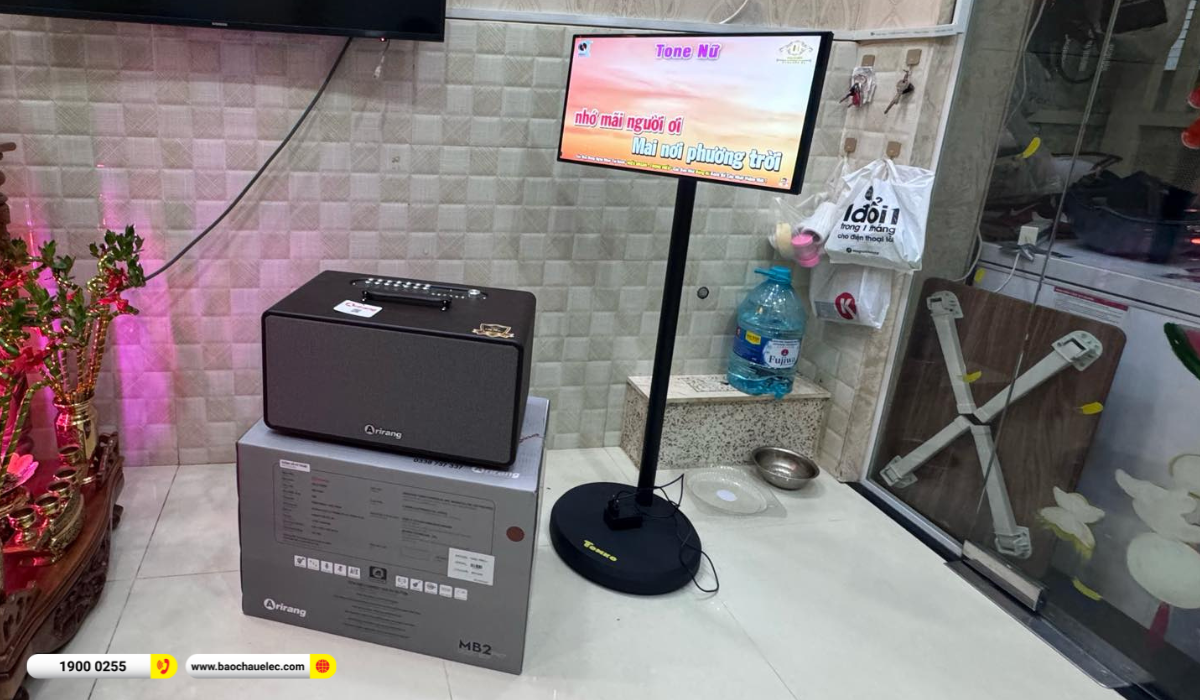 B&agrave;n giao loa Arirang MB2 Pro+ v&agrave; m&agrave;n Tomko hơn 12tr cho chị Hoa tại TP HCM