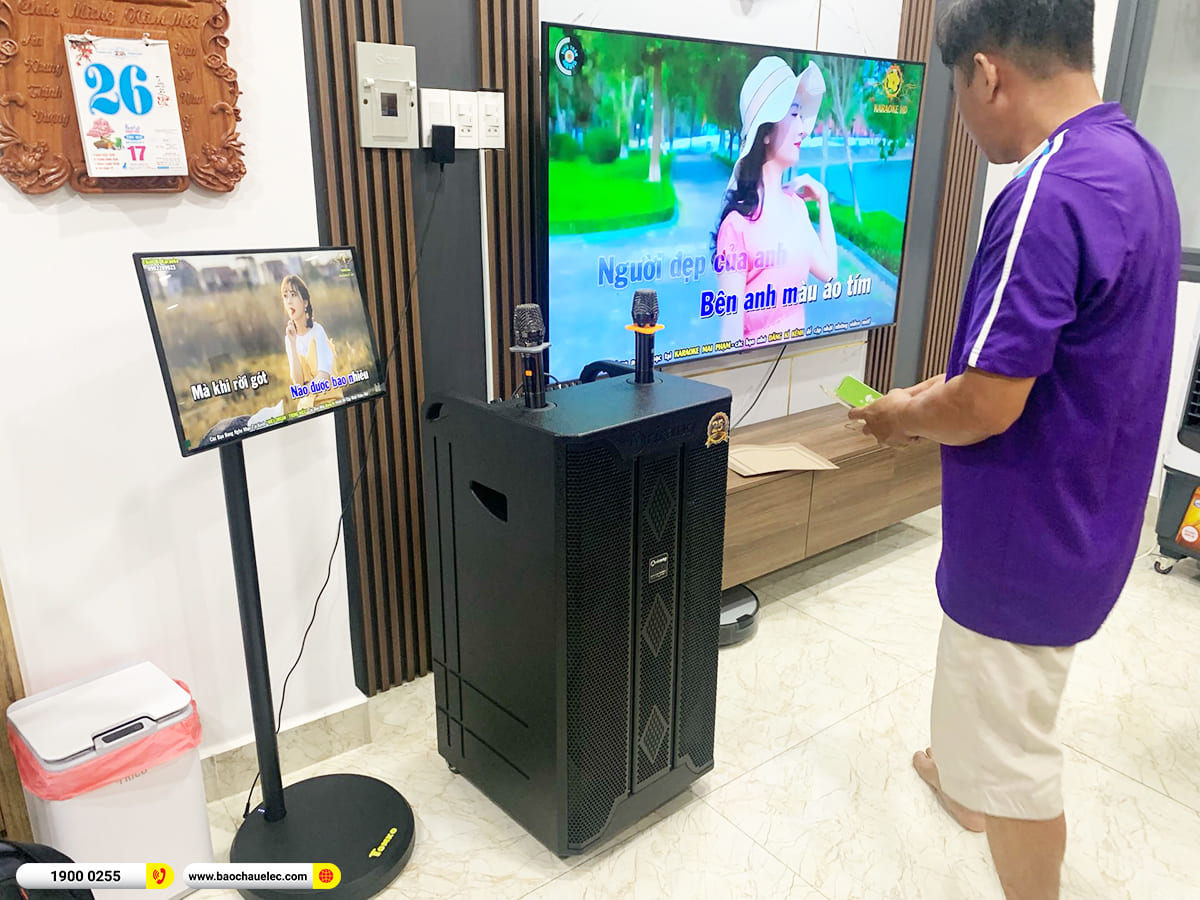 B&agrave;n giao loa Arirang MK3 Max, m&agrave;n h&igrave;nh Tomko hơn 14tr cho chị Phương ở TPHCM