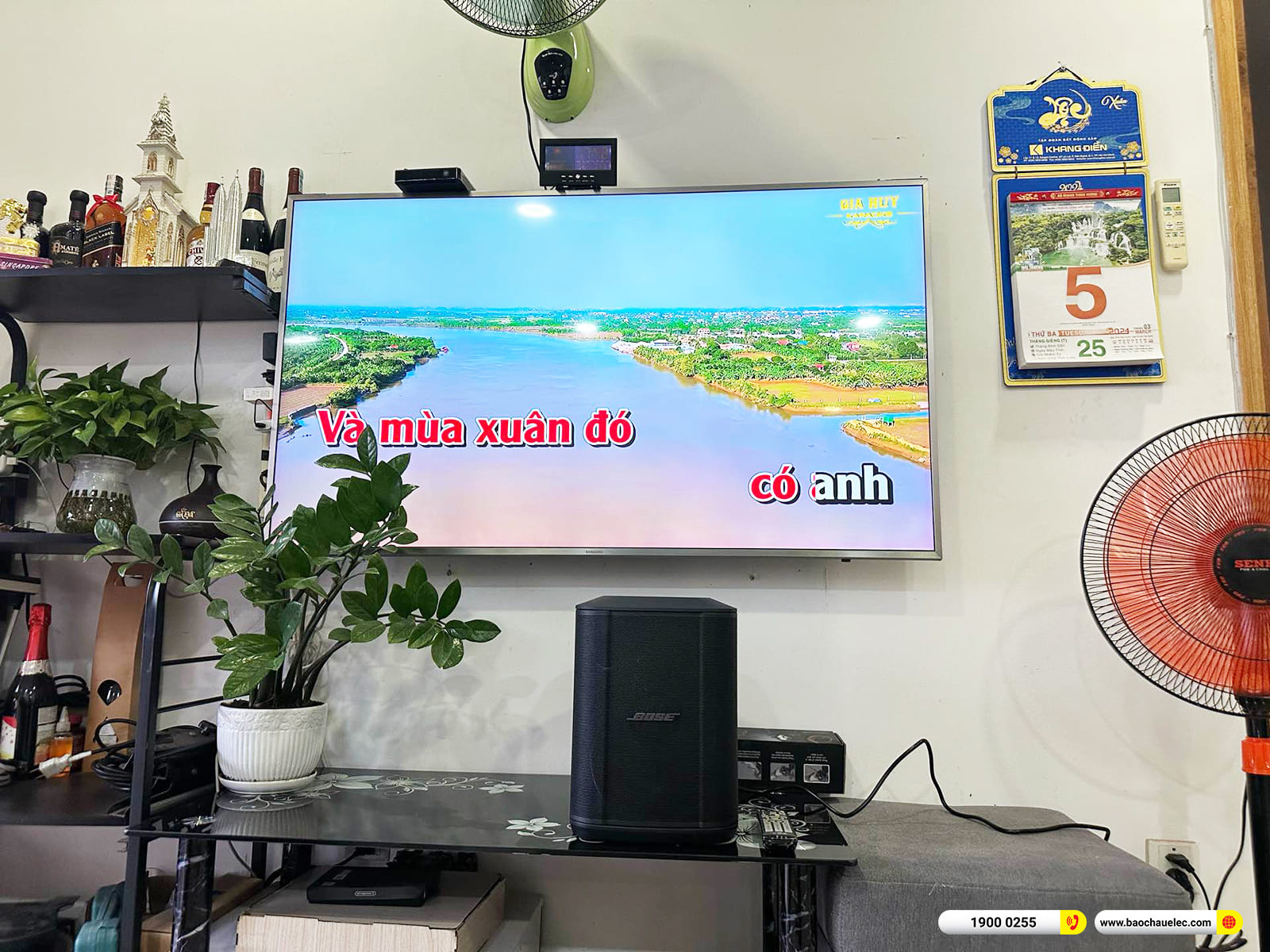 Bàn giao loa Bose S1 Pro Plus, micro Paramax cho cô Vân ở TPHCM