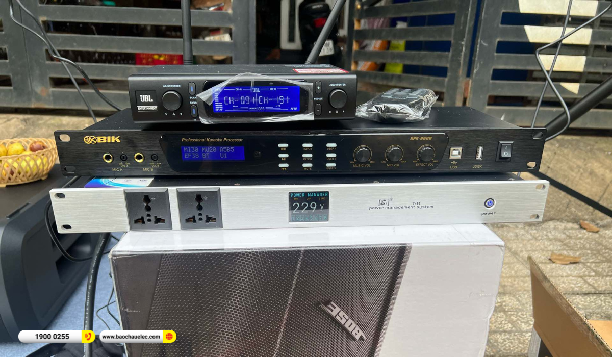 B&agrave;n giao loa Bose S1 Pro Plus, vang BIK BPR-8600 hơn 26tr cho anh Hưng tại Đồng Nai