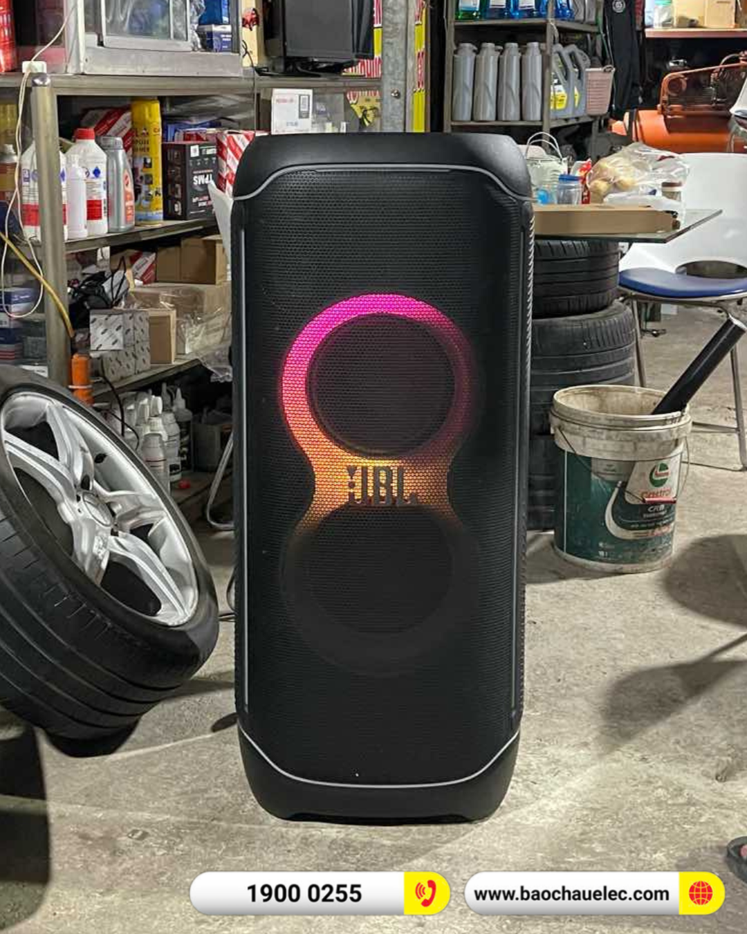 B&agrave;n giao loa JBL Partybox Ultimate, micro Bksound A3 Pro hơn 35tr cho anh Trường tại H&agrave; Nội