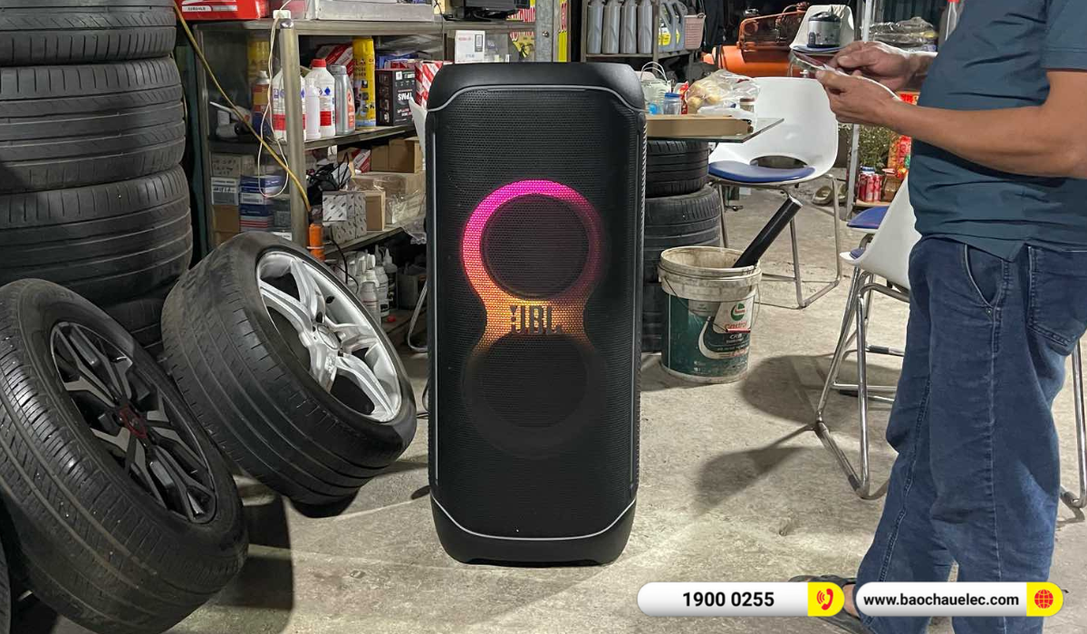 B&agrave;n giao loa JBL Partybox Ultimate, micro Bksound A3 Pro hơn 35tr cho anh Trường tại H&agrave; Nội