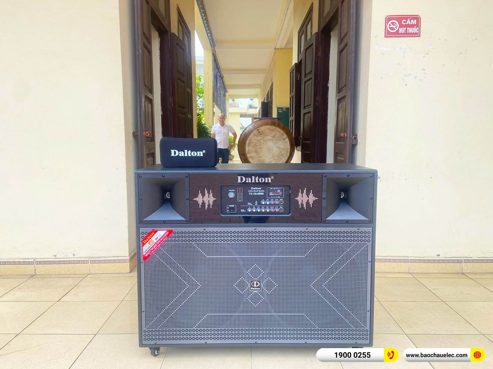 Bàn giao loa kéo Dalton TS-18A8000 gần 17tr cho chị Hà tại Hải Phòng
