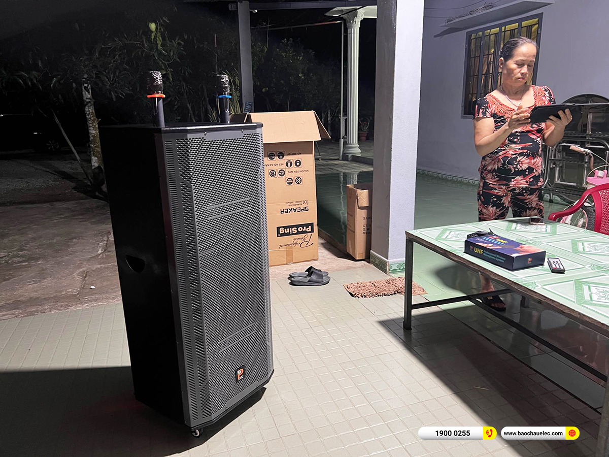 B&agrave;n giao Loa K&eacute;o Prosing W215B gần 10tr cho anh Ph&uacute; ở B&igrave;nh Dương