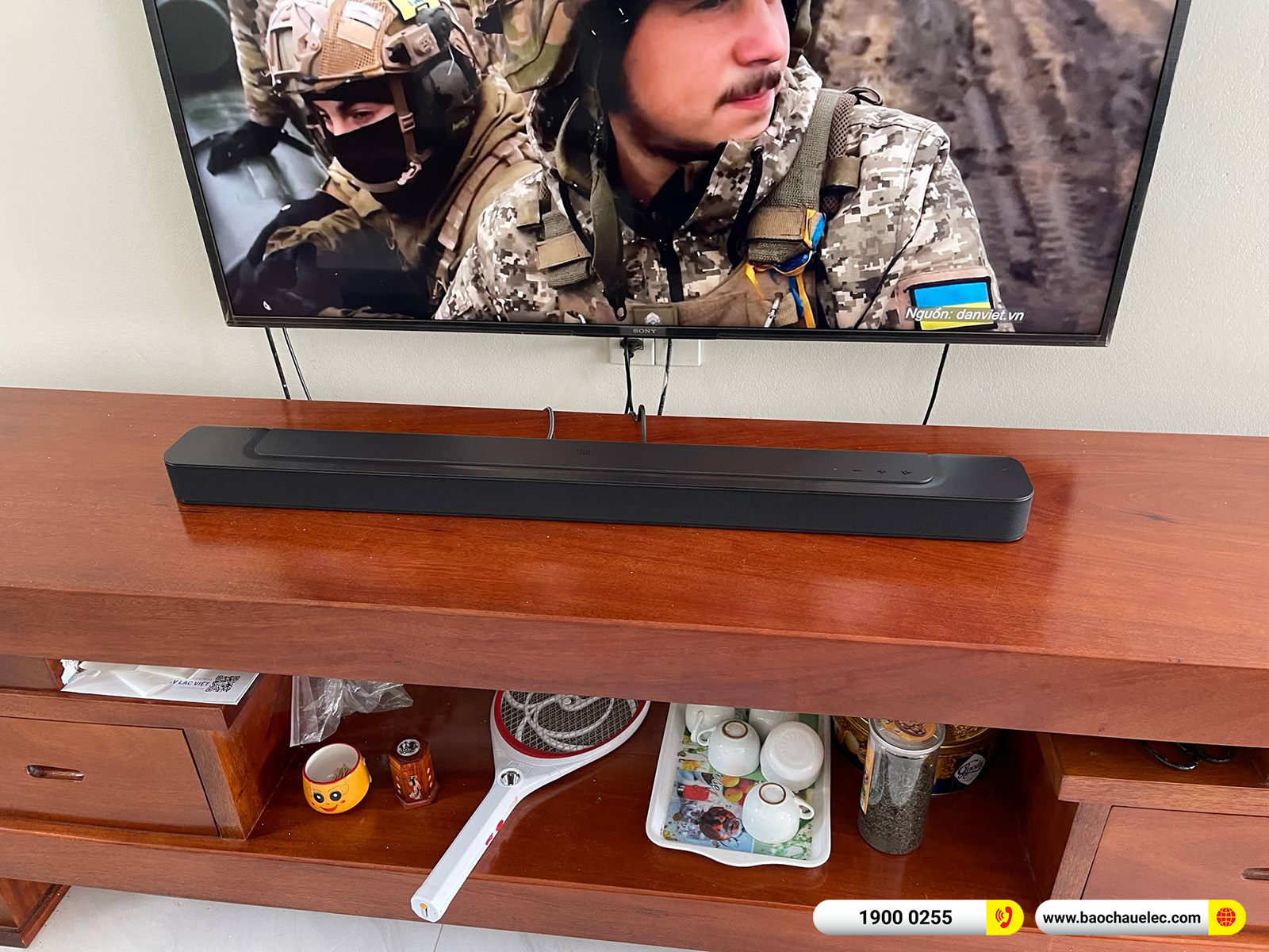Lắp đặt Loa Soundbar JBL Bar 500 hơn 14tr cho anh Khải tại Vĩnh Ph&uacute;c 